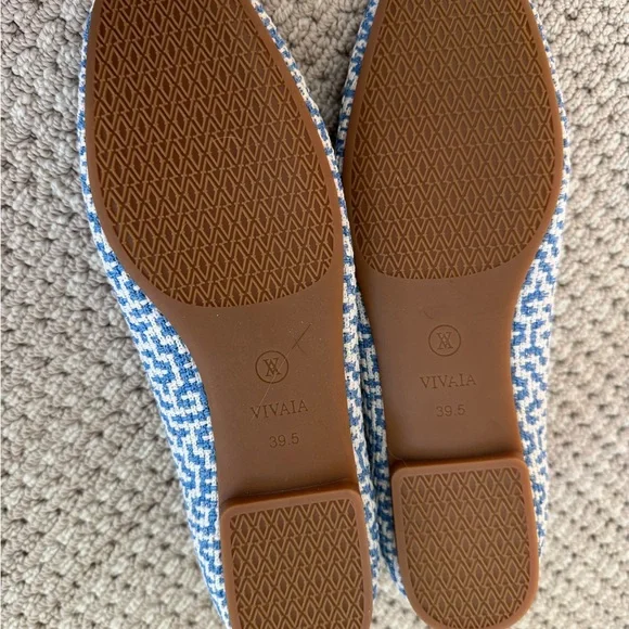 Vivaia Square toe flats Margot Sz.39.5 8.5/9 - Picture 6 of 9
